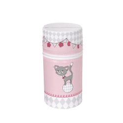 Ceba cumisüveg melegentartó Mini Macskák pink