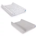 Ceba pelenkázólap huzat pamut (50x70-80) 2db/csomag világosszürke   madár