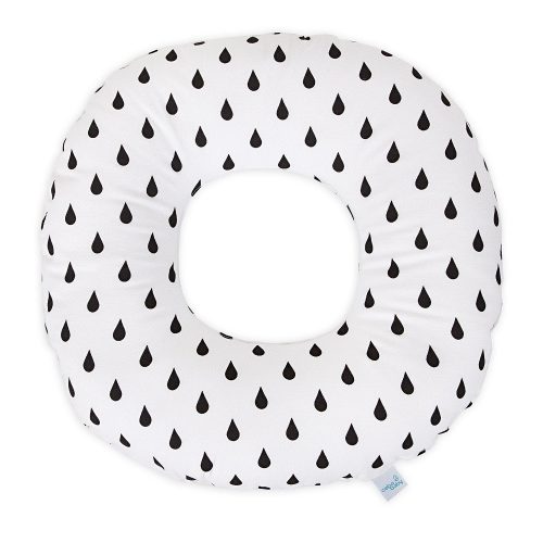 Ceba szülés utáni ülőpárna - Fánk csepp fekete-fehér