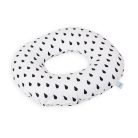 Ceba szülés utáni ülőpárna - Fánk csepp fekete-fehér