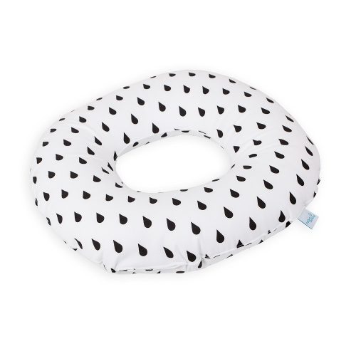 Ceba szülés utáni ülőpárna - Fánk csepp fekete-fehér