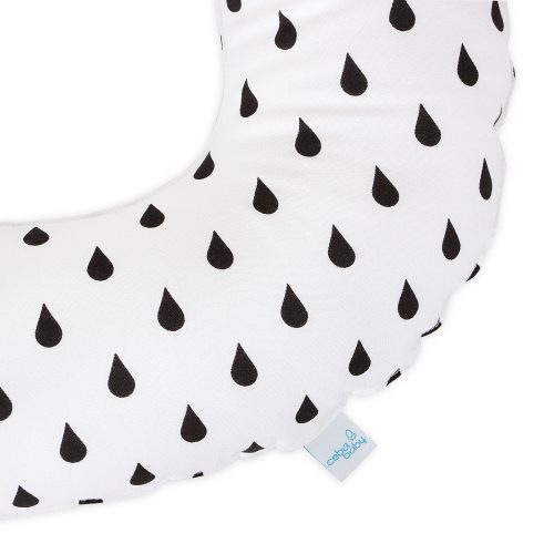 Ceba szülés utáni ülőpárna - Fánk csepp fekete-fehér