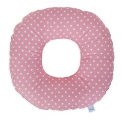   Ceba szülés utáni ülőpárna - Fánk pöttyös fehér-málna