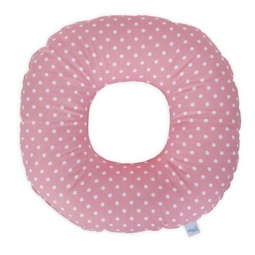 Ceba szülés utáni ülőpárna - Fánk pöttyös fehér-málna