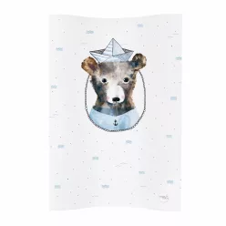   Ceba pelenkázó lap puha 2 oldalú 50x70cm COSY  Watercolor maci csákós