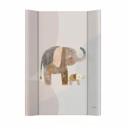 Ceba pelenkázó lap merev 2 oldalú 50x70cm BASIC elephant