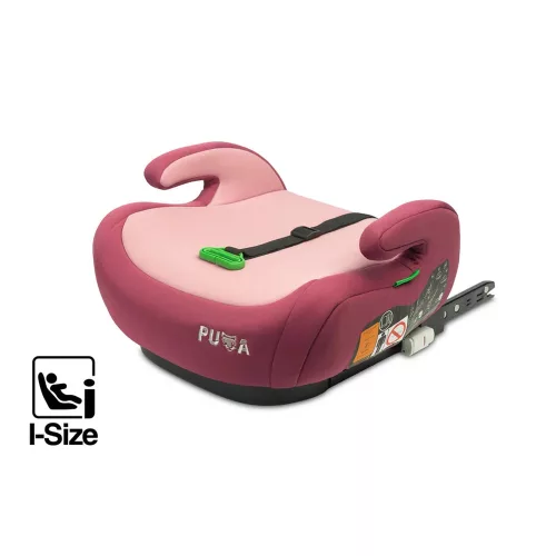 Caretero ülésmagasító Puma I-Size Isofix dirty pink