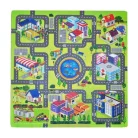 Habszivacs padló puzzle nagyváros 9 darabos