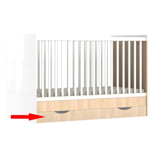 Faktum ágyneműtartó Alda Classic átalakítható 70x140cm kiságyhoz