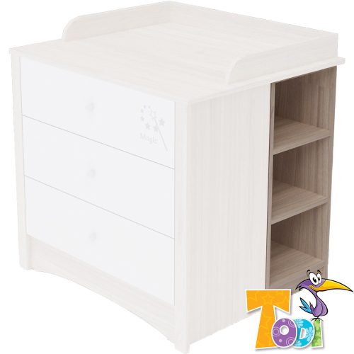 Todi nyitott polc Magic a pelenkázó toldalék alá