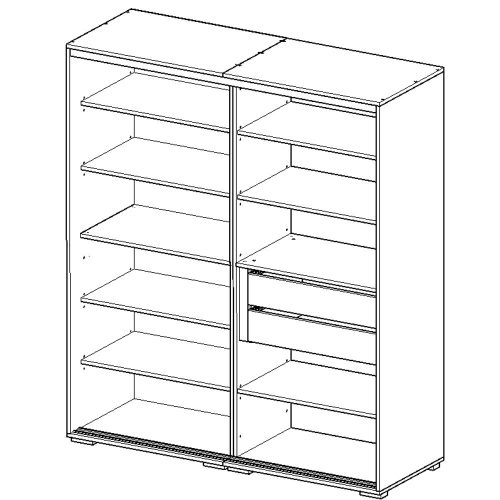 Todi gardróbszekrény Magic 140cm széles