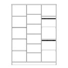 Faktum szekrény Alda Jégfehér 3 osztású