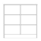 Faktum komód Alda Selyemszürke