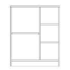 Faktum komód Mia Fehér