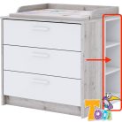 Todi nyitott polc Bee a pelenkázó toldalék alá