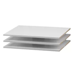   Faktum polc csomag Loop White and Oak 2/3 osztású szekrényhez 3db