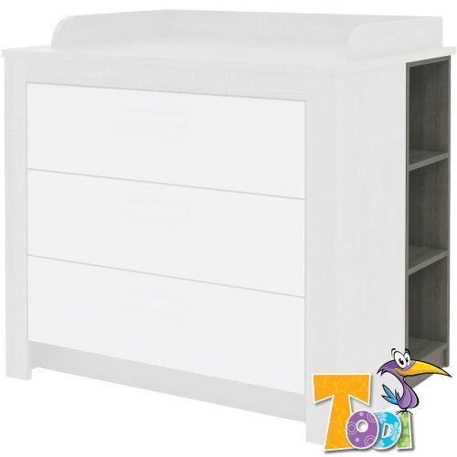 Todi nyitott polc Cube2 a pelenkázó toldalék alá