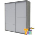 Todi gardróbszekrény Cube2 180cm széles