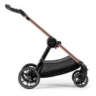 CAM Techno Deluxe babakocsi szett Joy Romantic 517 rózsaarany vázzal V95S hordozóval