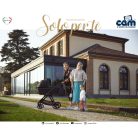 CAM Techno Deluxe babakocsi szett Milano 559 fekete vázzal V90S hordozóval MTB