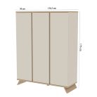 Faktum szekrény Sienna Cashmere 3 osztású