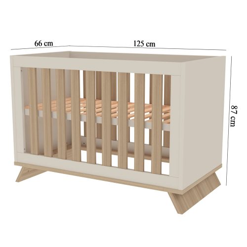 Faktum kiságy Sienna Cashmere átalakítható 60x120cm