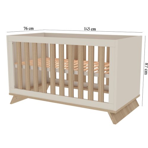 Faktum kiságy Sienna Cashmere átalakítható 70x140cm