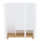 Faktum szekrény Lumina White 3 osztású