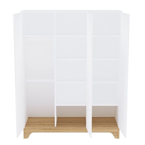 Faktum szekrény Lumina White 3 osztású