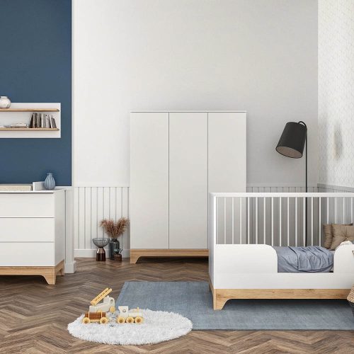 Faktum szekrény Lumina White 3 osztású