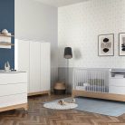 Faktum szekrény Lumina White 3 osztású