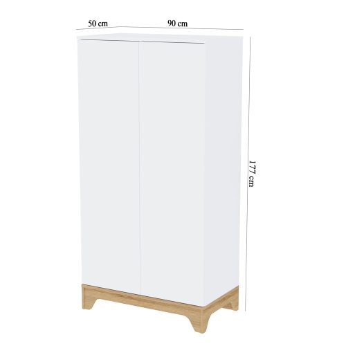 Faktum szekrény Lumina White 2 osztású