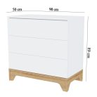 Faktum komód Lumina White