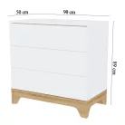 Faktum komód Lumina White