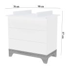 Faktum toldalék komódhoz Lumina White