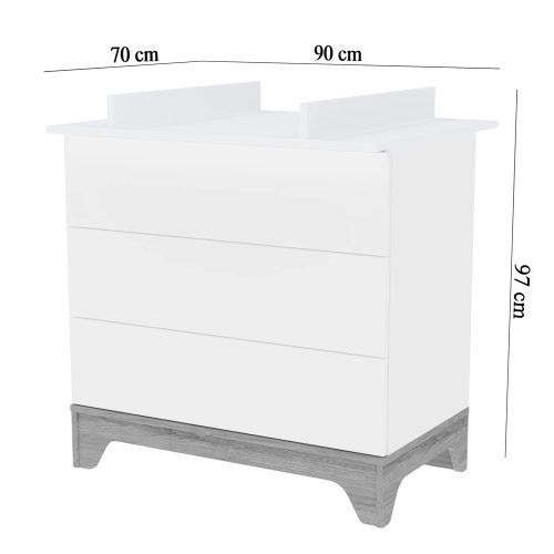 Faktum toldalék komódhoz Lumina White