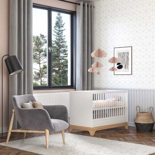 Faktum kiságy Lumina White átalakítható 60x120cm