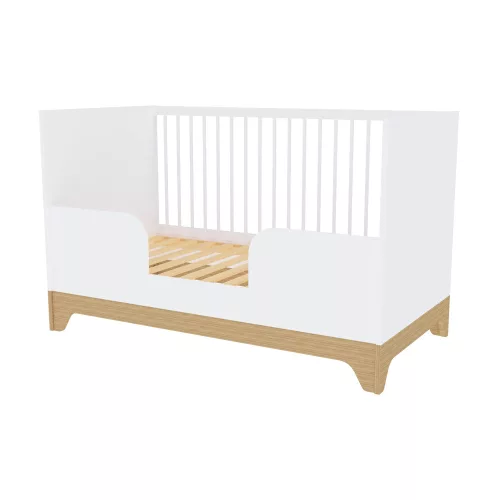 Faktum kiságy Lumina White átalakítható 70x140cm