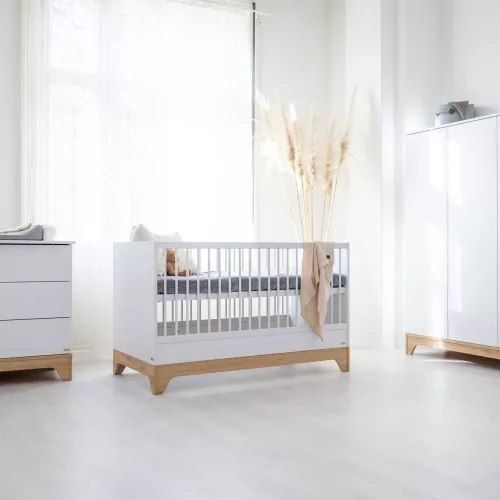 Faktum kiságy Lumina White átalakítható 70x140cm