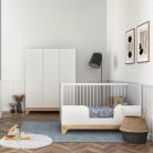 Faktum kiságy Lumina White átalakítható 70x140cm