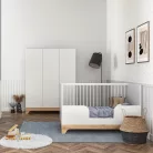 Faktum kiságy Lumina White átalakítható 70x140cm