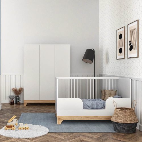 Faktum kiságy Lumina White átalakítható 70x140cm