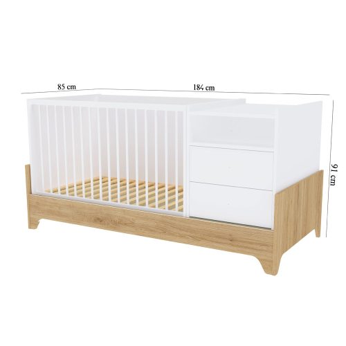 Faktum kombiágy Lumina White