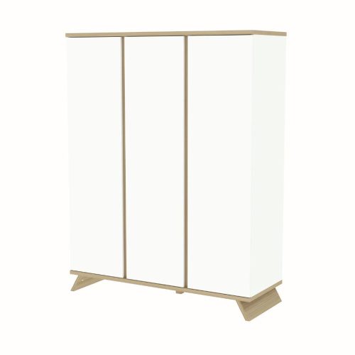 Faktum szekrény Sienna White 3 osztású