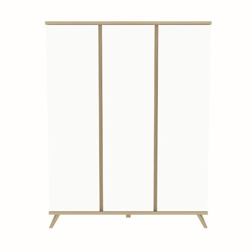 Faktum szekrény Sienna White 3 osztású