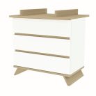 Faktum komód pelenkázó toldalékkal Sienna White