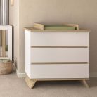Faktum komód pelenkázó toldalékkal Sienna White