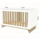 Faktum kiságy Sienna White átalakítható 70x140cm
