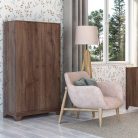 Faktum szekrény Nest Walnut 2 osztású