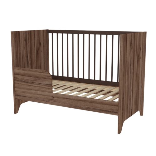 Faktum kiságy Nest Walnut átalakítható 60x120cm